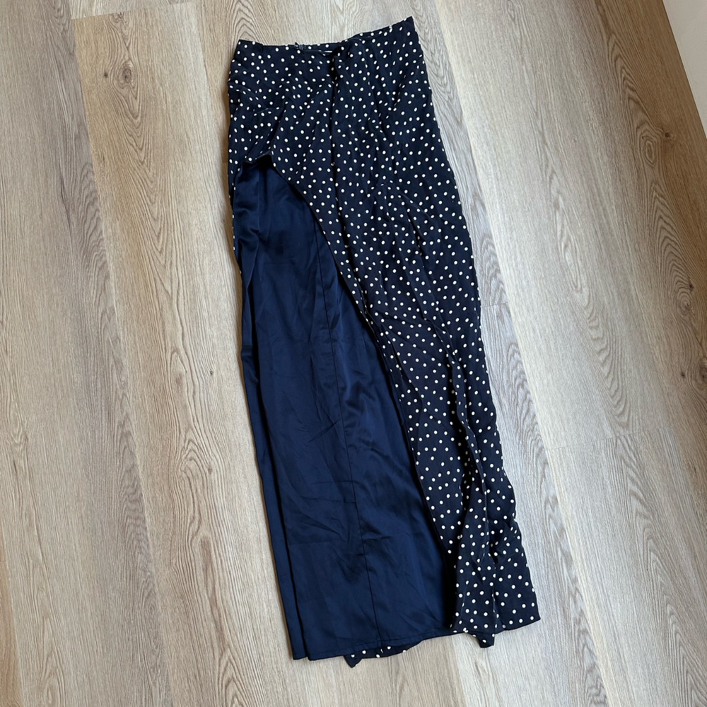 Revolve Polka Dot Midi Skirt
